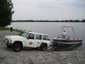 Nissan Patrol an der Slipanlage